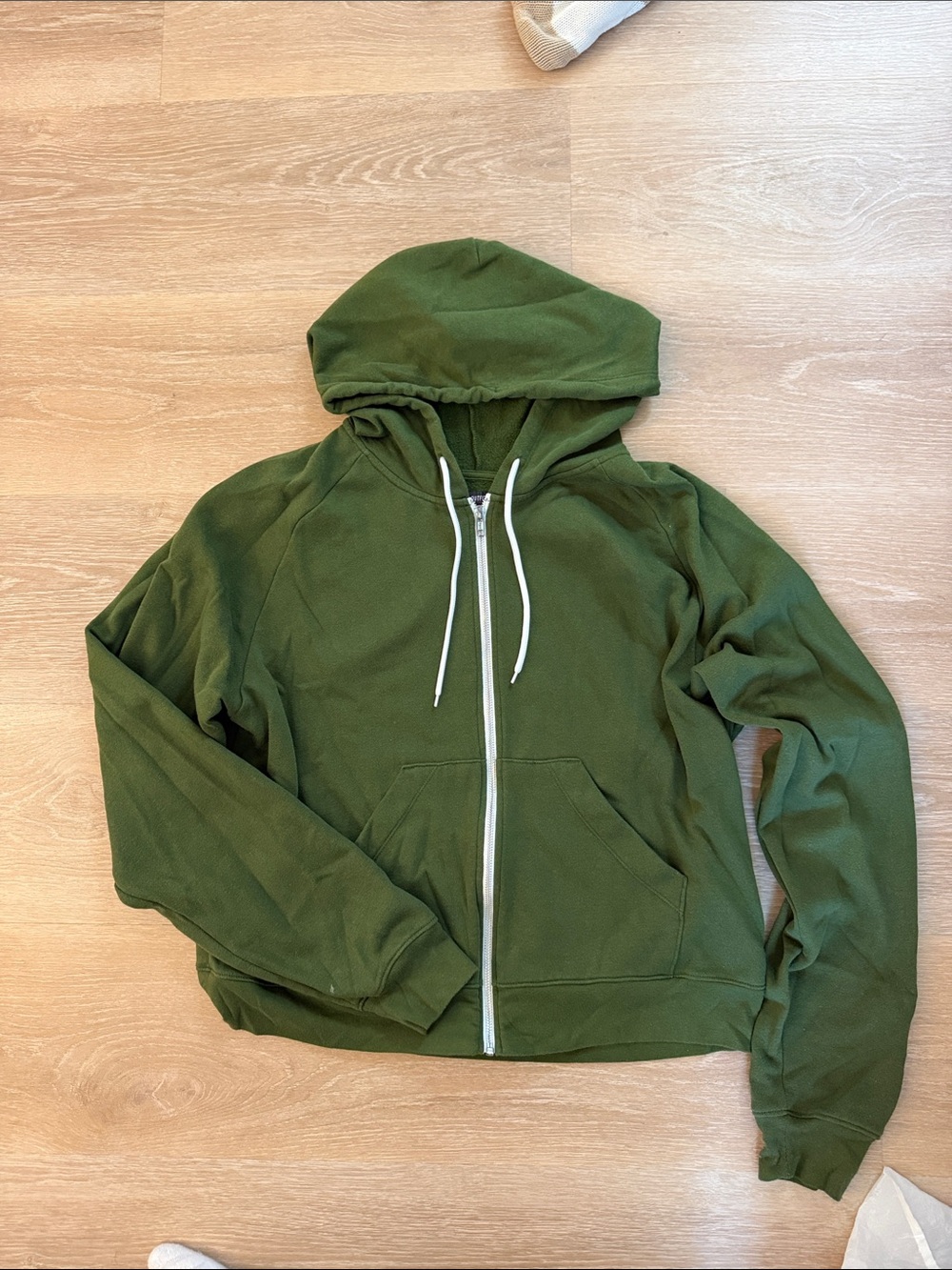 Green Full-Zip Hooded Jacket - Urban